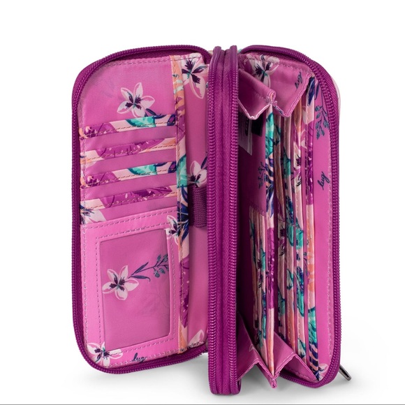 LUG AZALEA PINK 💖Splits XL Wristlet New in Package (Regular $55) - Picture 4 of 5